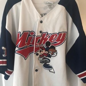 Disney Mickey baseball jersey